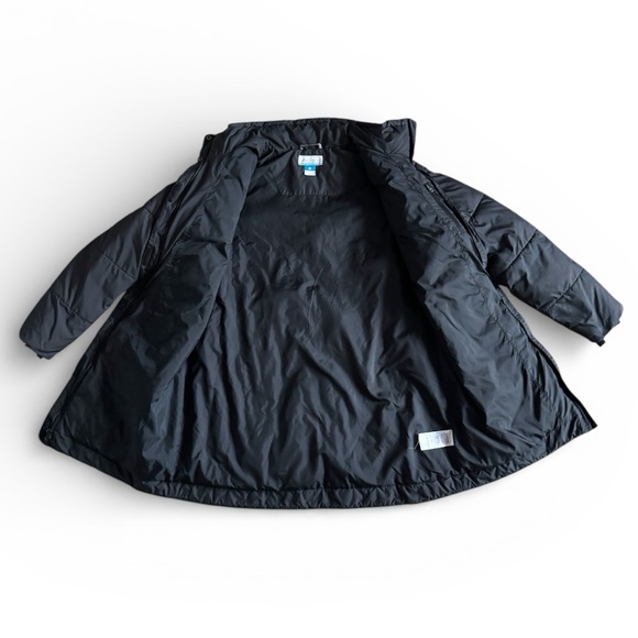 Columbia Long Quilted Insulated Puffer Jacket Warm Winter Coat Outdoor Black XL - Picture 4 of 7